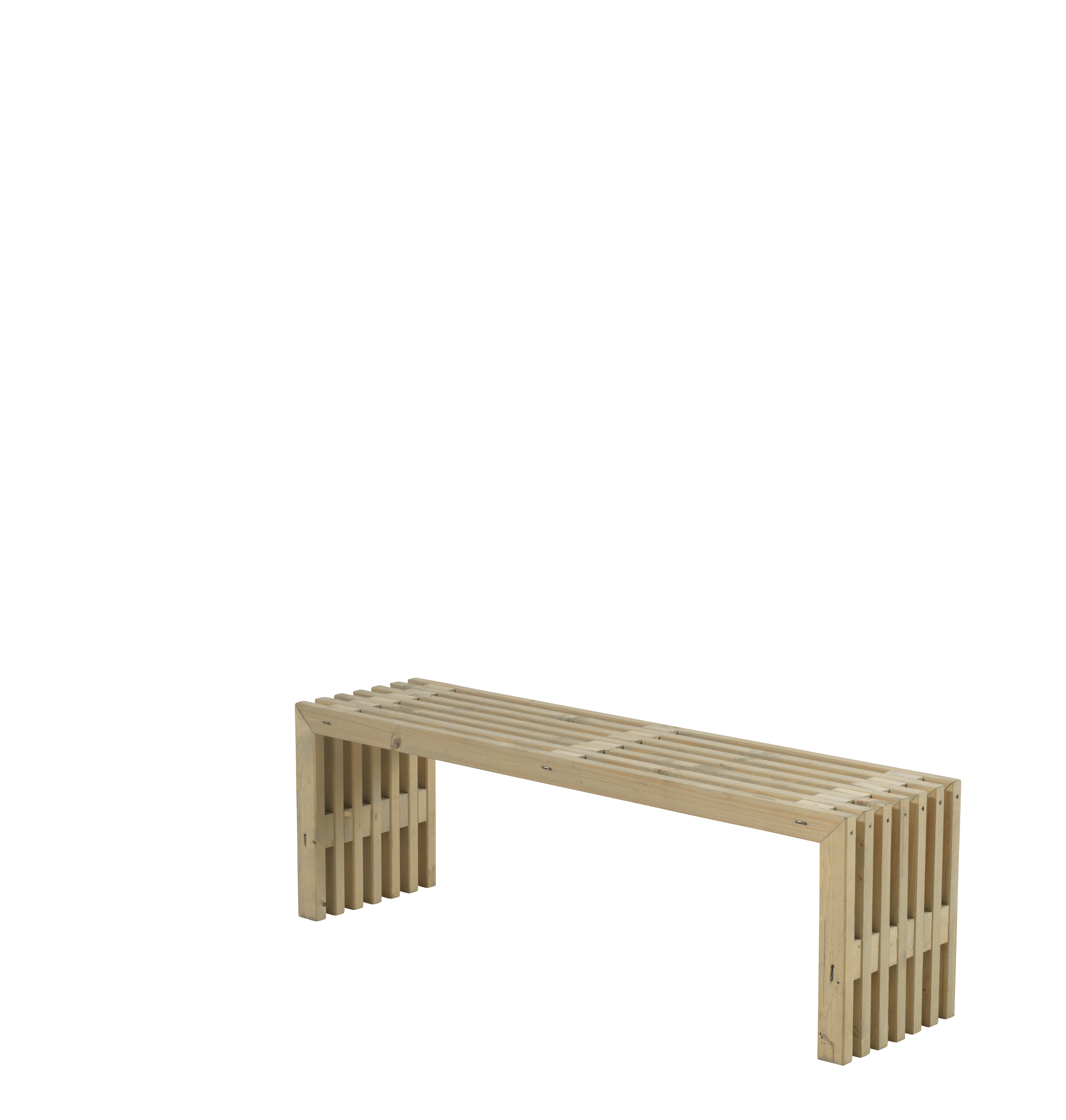 Plus Rustik Trallebænk Design 138×36 cm - Drivtømmerfarve
