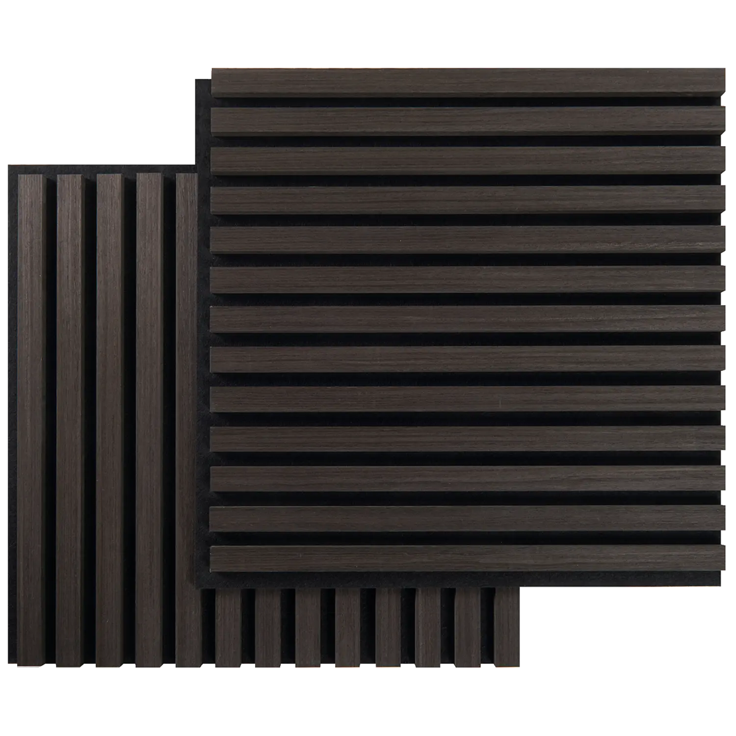 FibroTech Square Akustikpanel i smoked oak 22x520x520 mm - 2 stk.