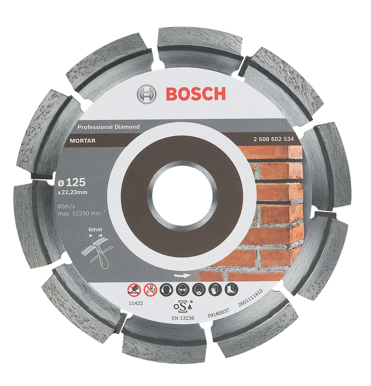 Bosch Diamantskive 125X6Mm Til Fugefræsning