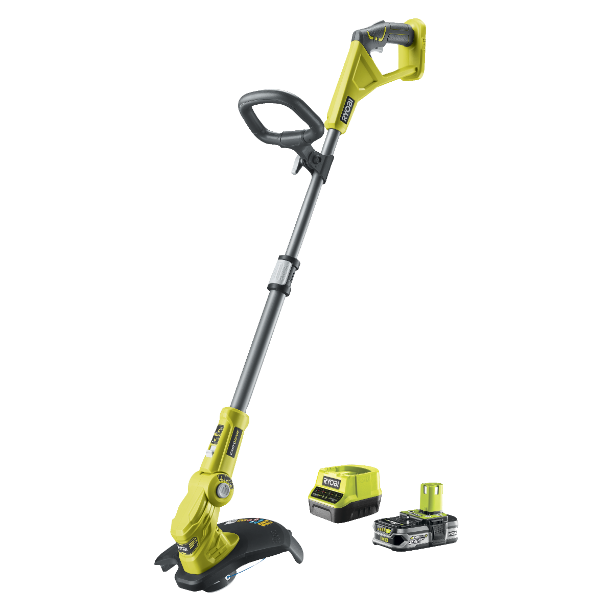 Ryobi RLT183225FPK ONE+ 18V Græstrimmer med 2,5Ah batteri og lader