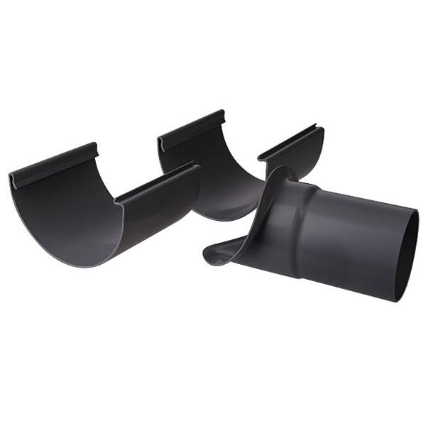 Plastmo plast justerbar tudstykke nr. 11 - 75 mm i grafit