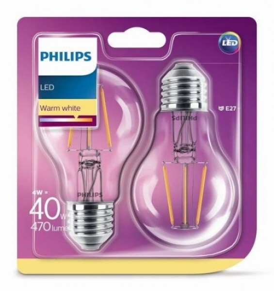 Philips LED standard klar 40W E27