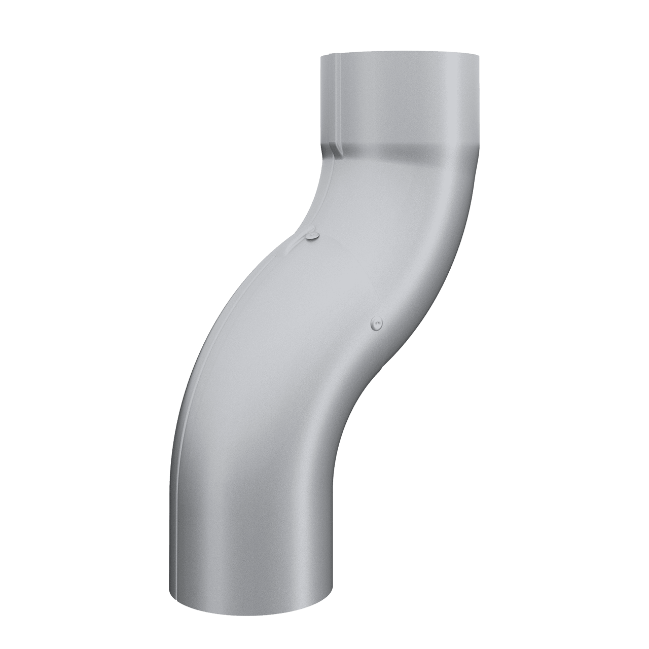 Lindab SOKN Sokkelknæ Ø75 mm i stålmetallic