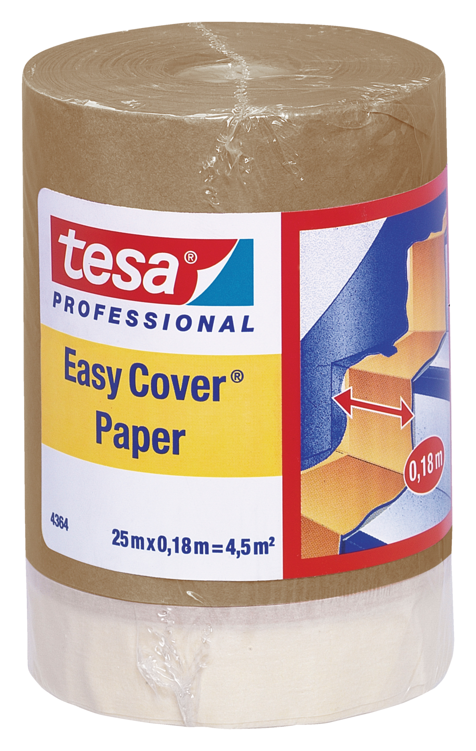 Tesa Easy Cover Indendørs Papir&Tape Refil 25Mx180Mm