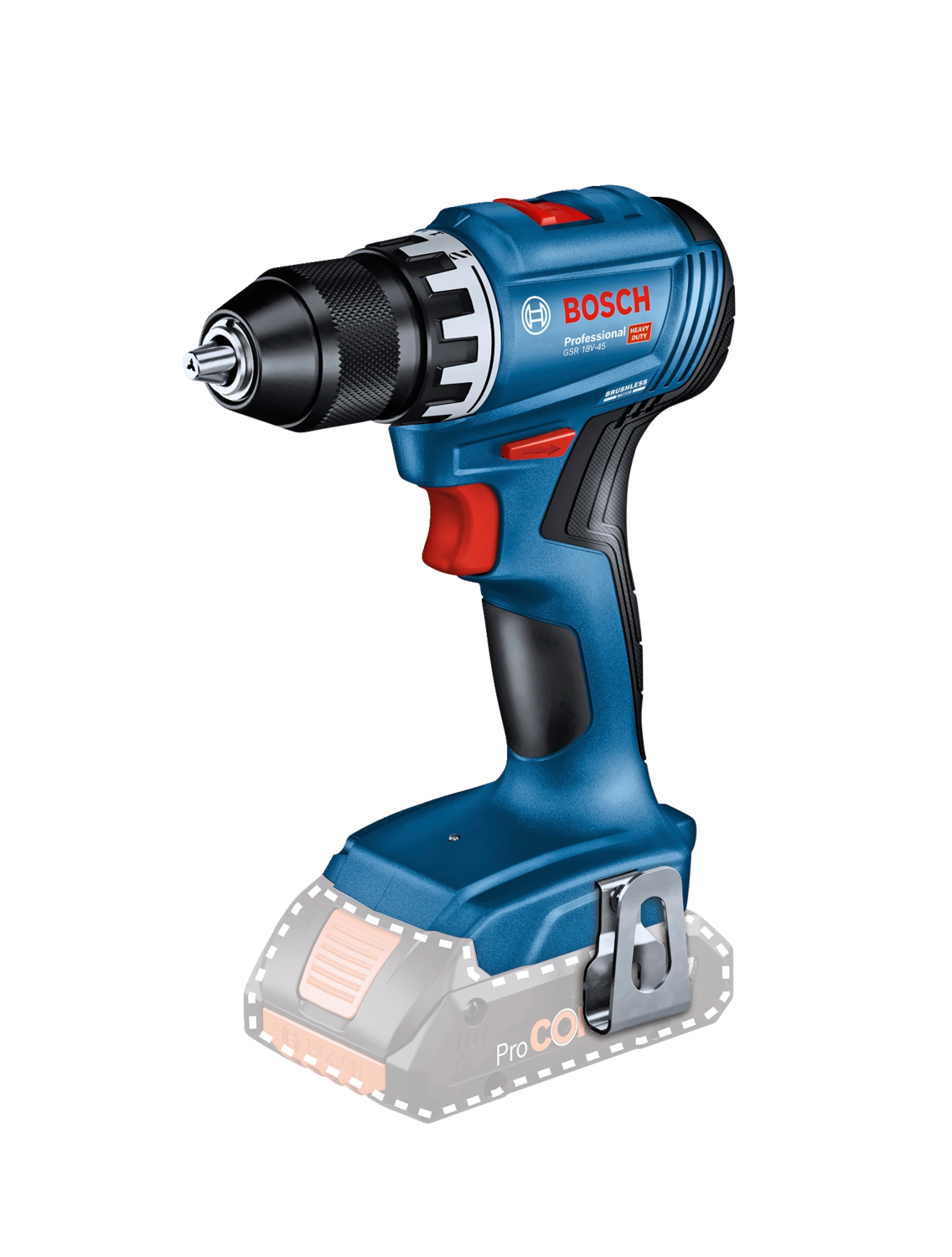 Bosch Professional GSR 18V-45 Bore-/skruemaskine – Solo