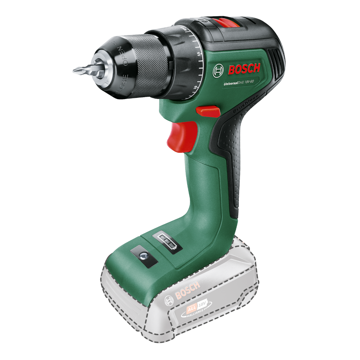Bosch UniversalDrill 18V-60 Bore-/skruemaskine – Solo