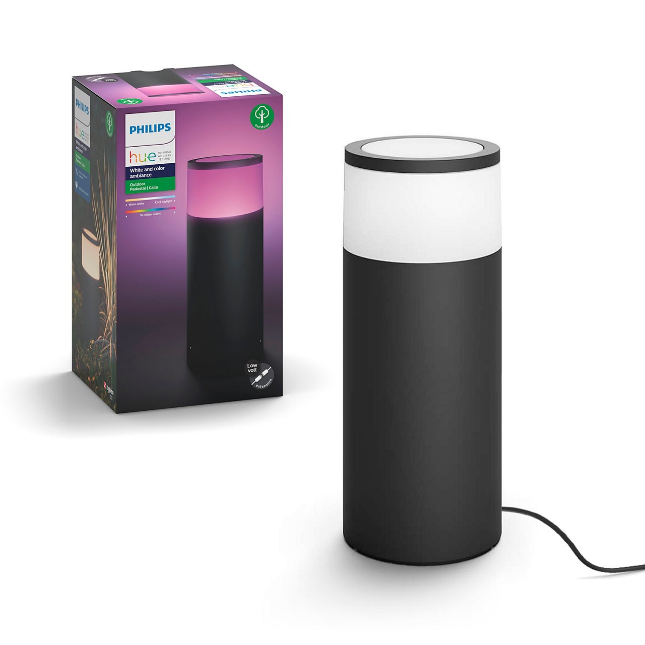 Philips Hue Calla WCA Lavvolt udendørs bedlampe lav - Udvidelse