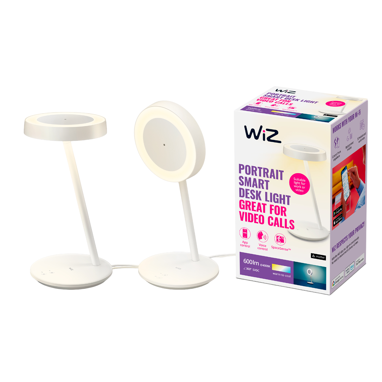 WiZ Portrait Bordlampe