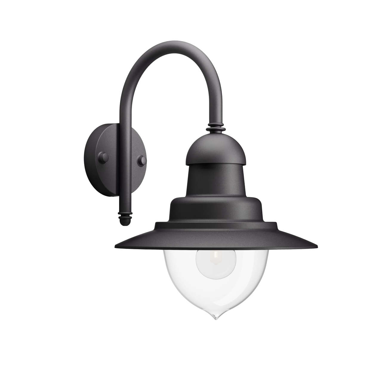 Philips myGarden Raindrop Udendørs væglampe i sort