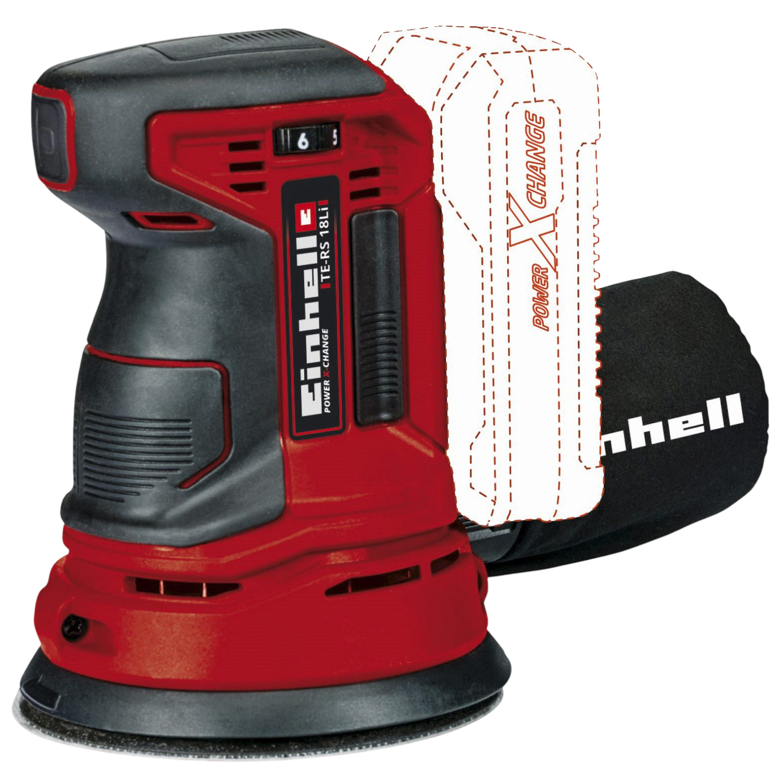 Einhell TE-RS 18 Li Excentersliber – Solo