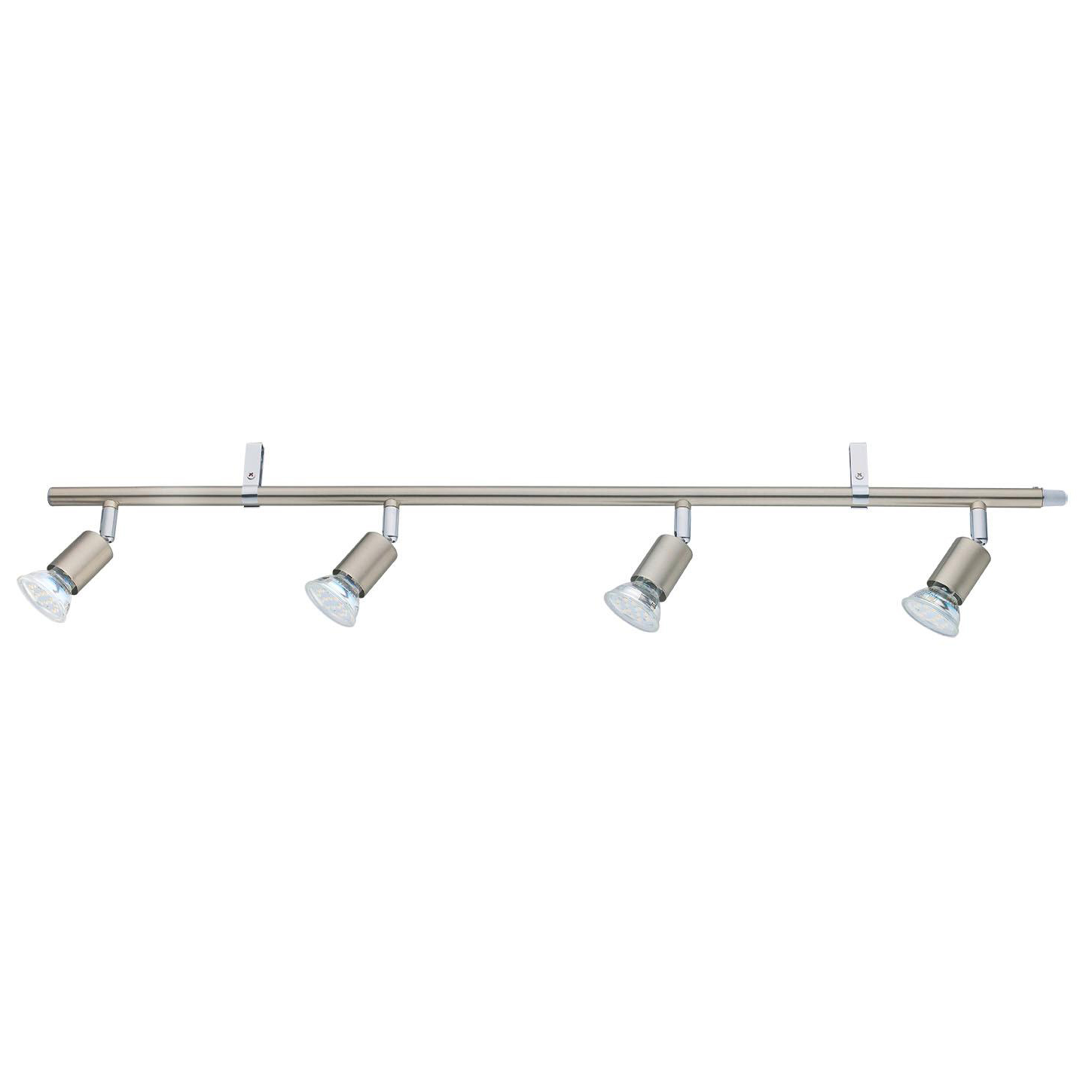 Eglo mini LED skinne spot 4L i børstet stål - 32021