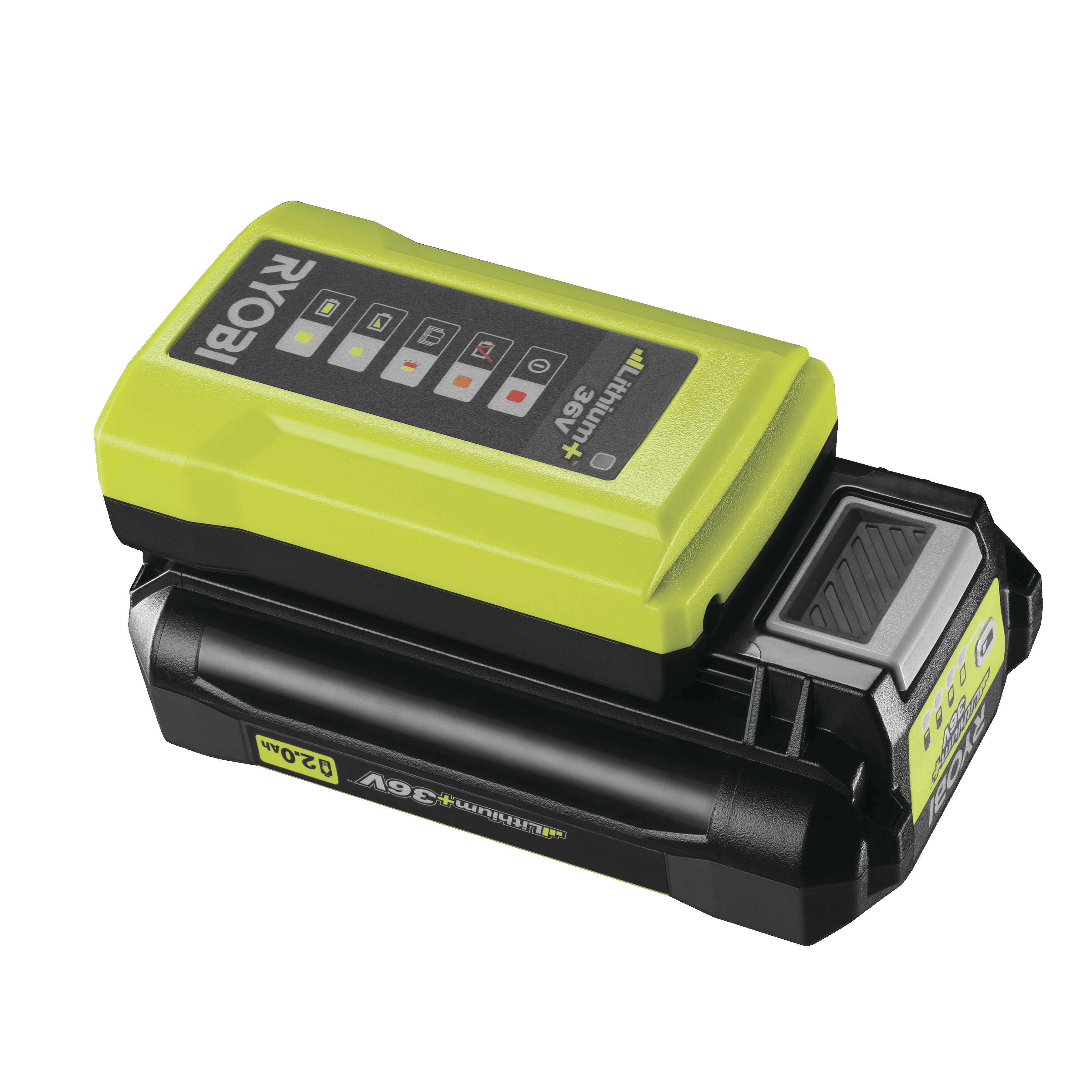Ryobi RY36BC17A-120 36V Startsæt med 2,0 Ah batteri og standard lader