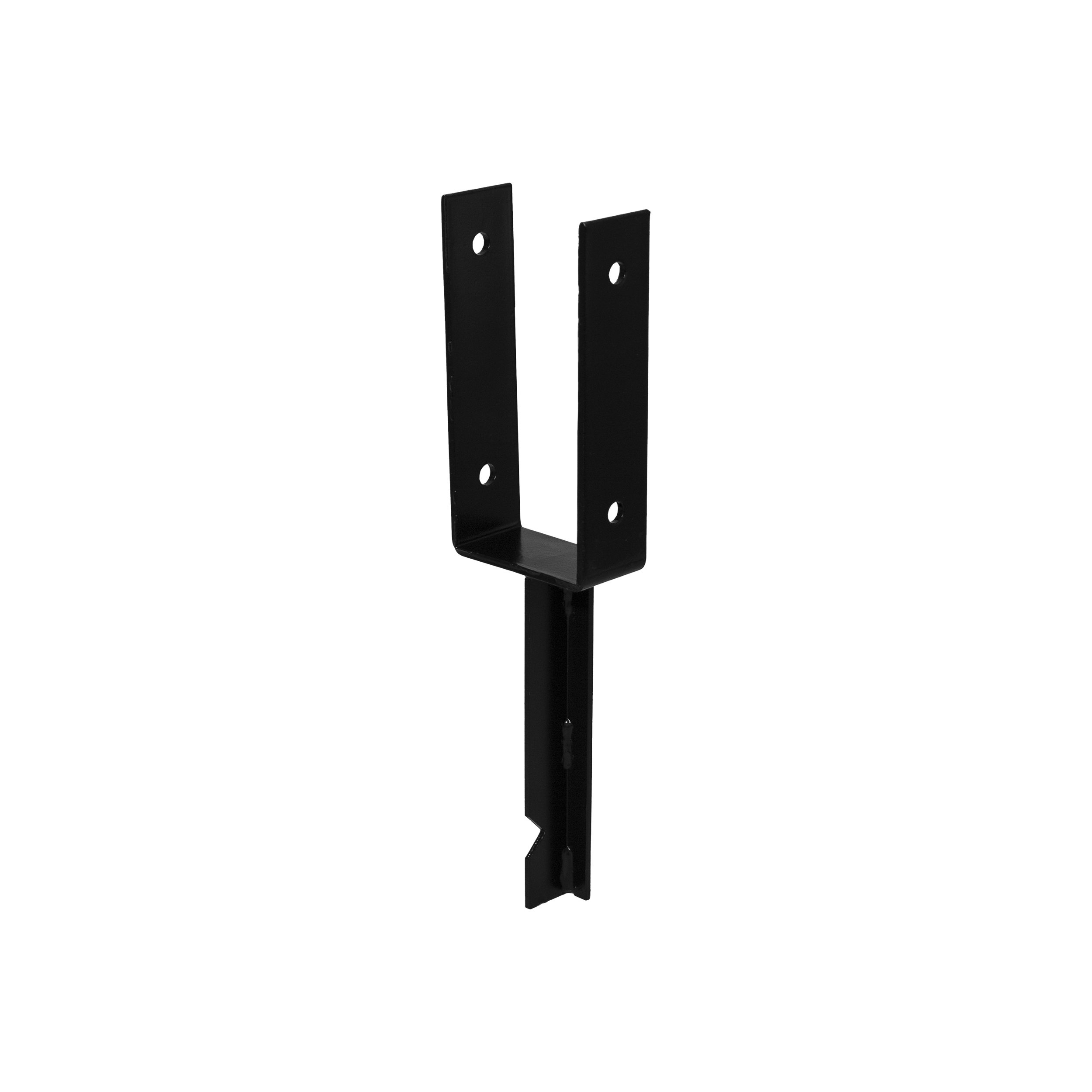 Plus Sort U-Stolpefod - 9×9 cm stolper - til nedstøbning