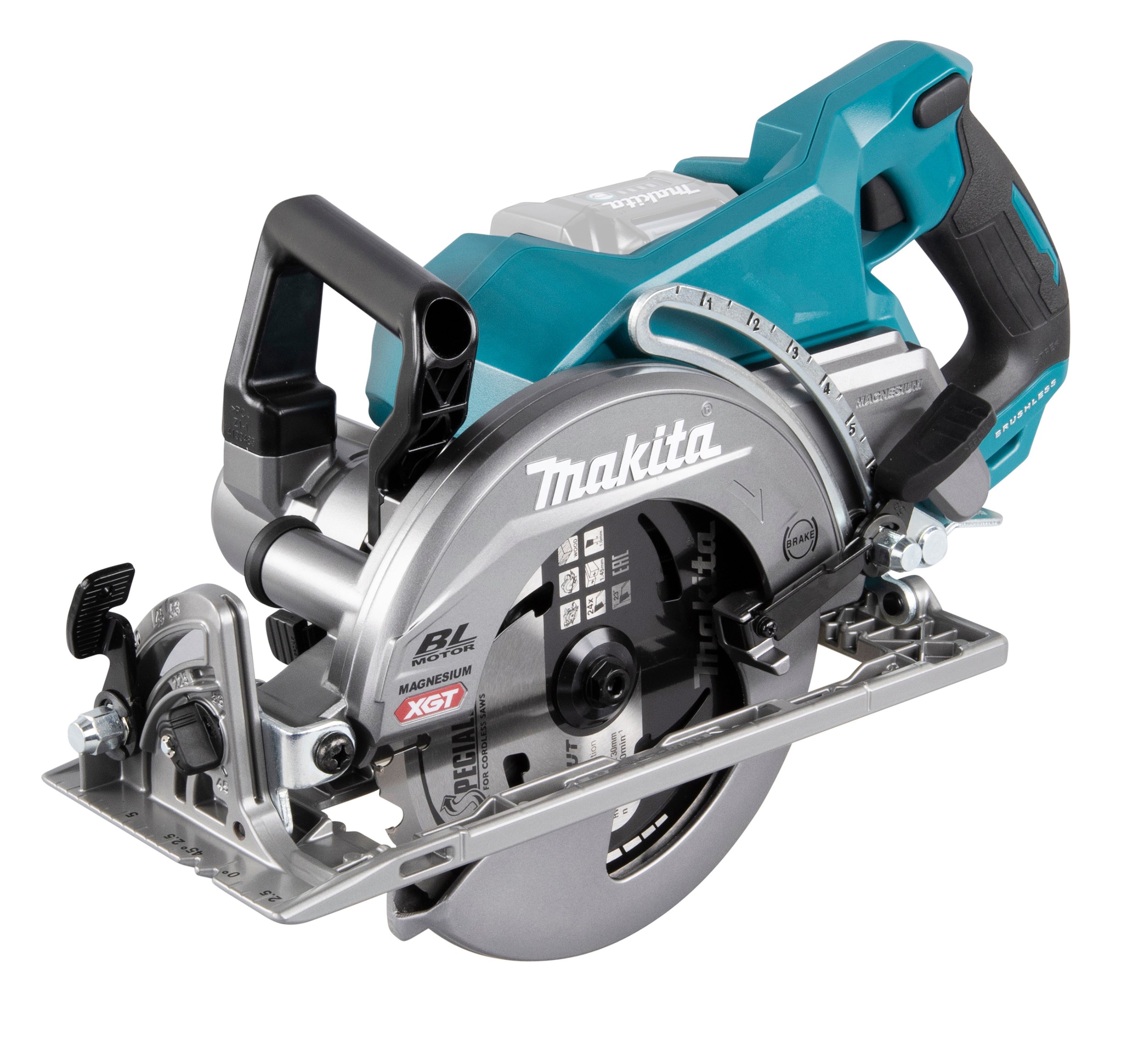 Makita RS001GZ 40V XGT Rundsav 185 mm, rear hand – Solo