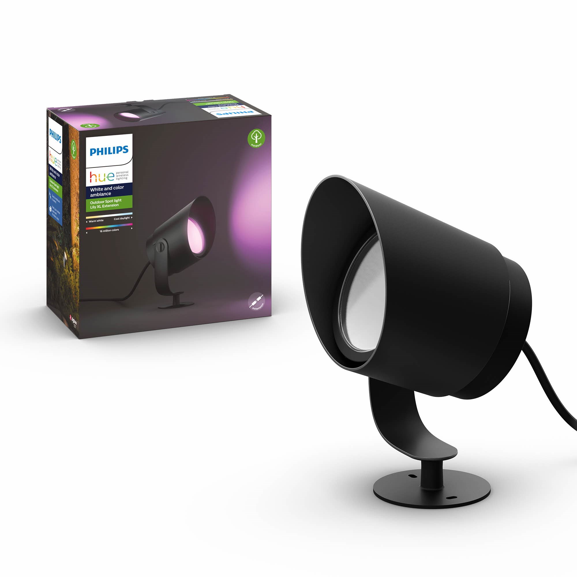 Philips Hue Lily XL WCA Lavvolt udendørs spot - Udvidelse