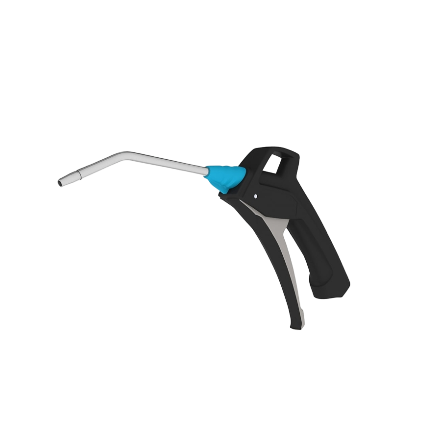 Flowconcept Blæsepistol 1/4" med 6mm bøjet rør uden nippel