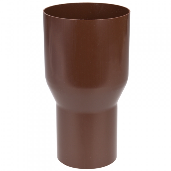 Plastmo plast overgang fra 90 til 75 mm i brun