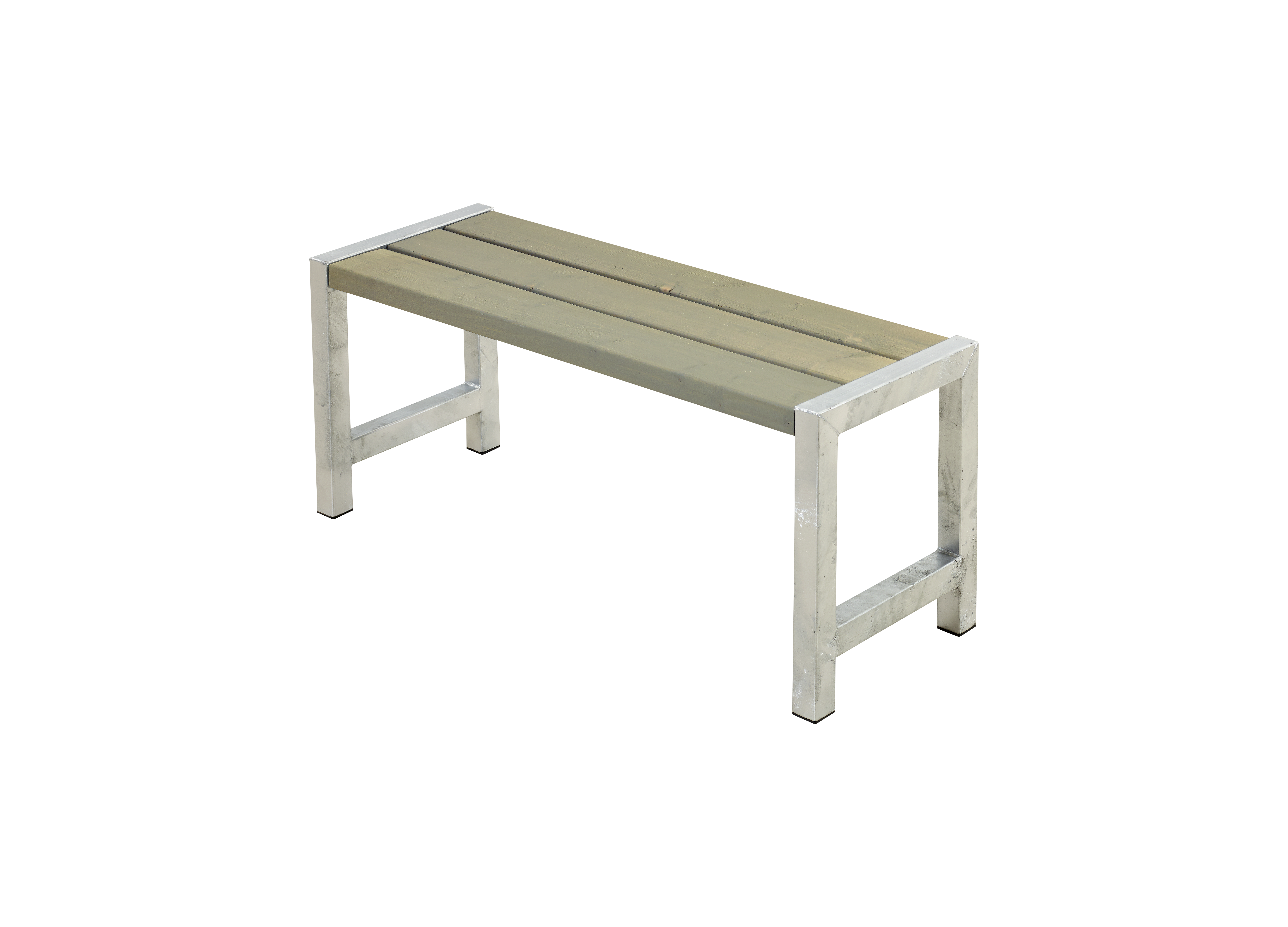 Plus Café Plankebænk 127 cm - Gråbrun