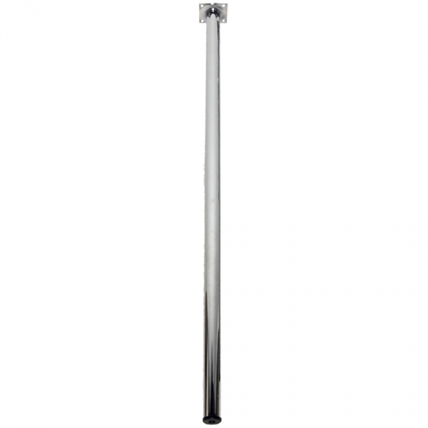 Home>it Bordben rundt i krom 80 cm