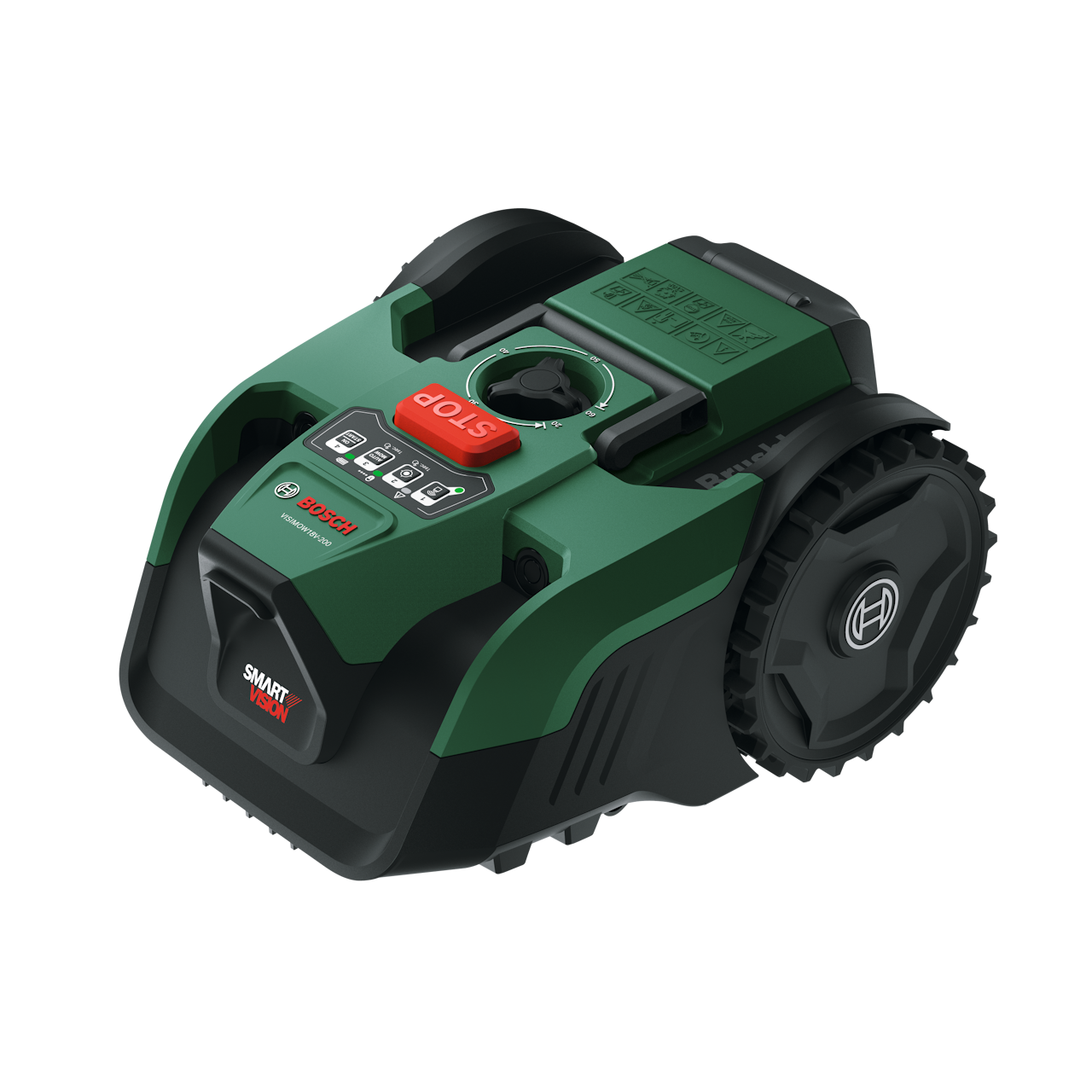 Bosch Visimow 18V-200 Robotplæneklipper med 5,0Ah batteri og lader