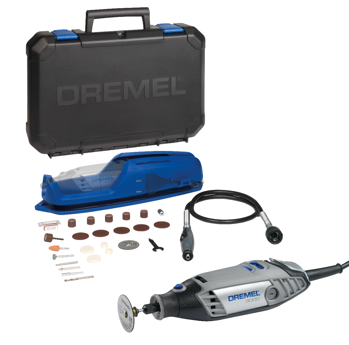 Dremel 3000-1/25 EZ Multiværktøj – Sæt m. 25 dele