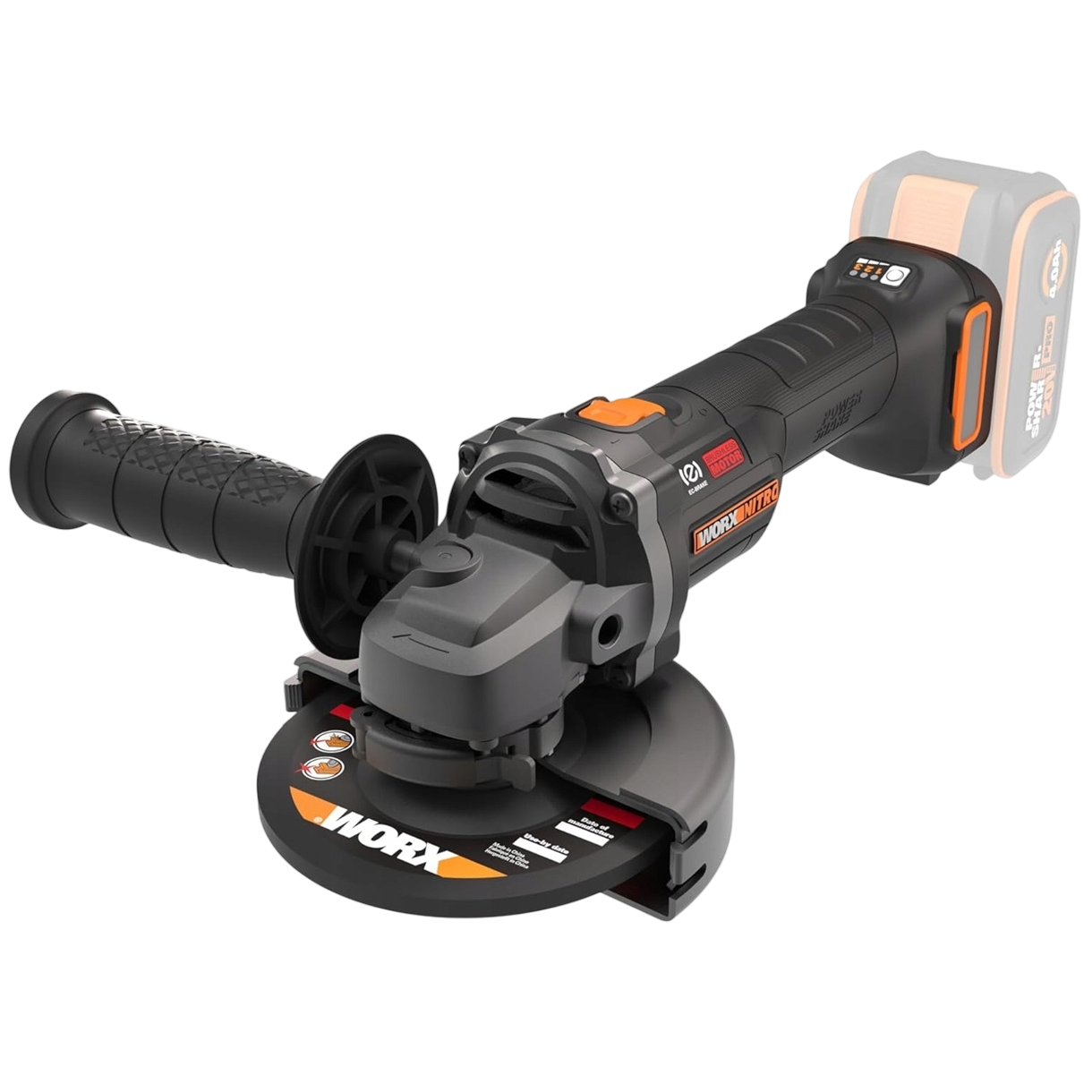 Worx WX814.9 20V PowerShare Nitro Vinkelsliber 125 mm – Solo