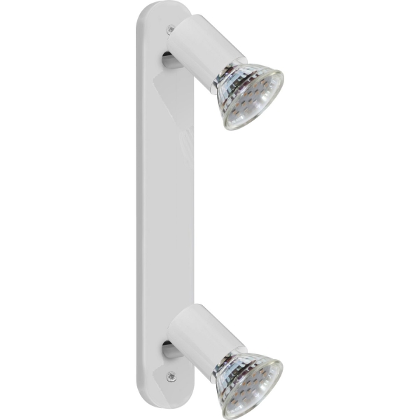 Eglo Mini LED skinne spot 2L i hvid - 31415