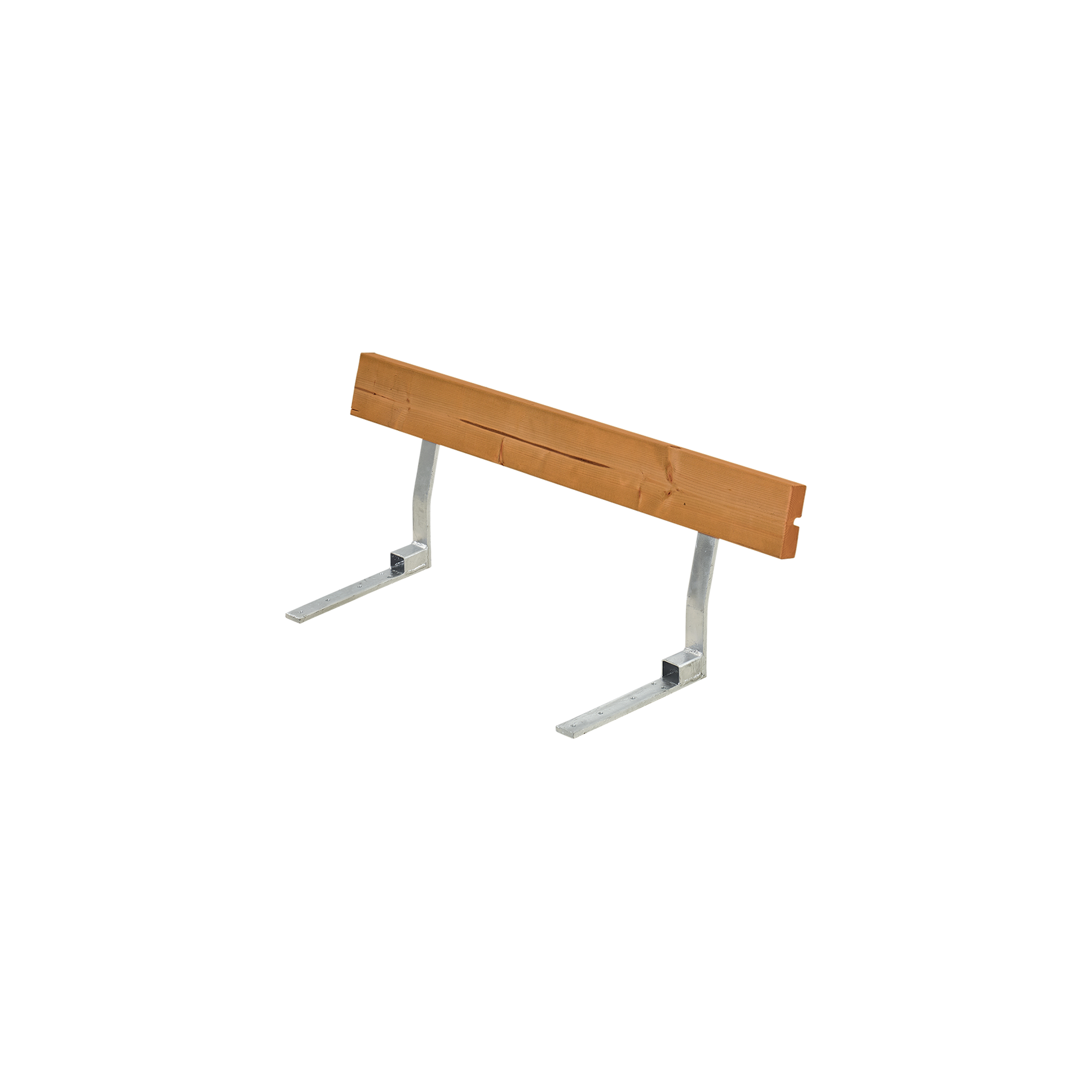 Plus Ryglæn til Bord/Bænkesæt 118 cm - Grundmalet Teak
