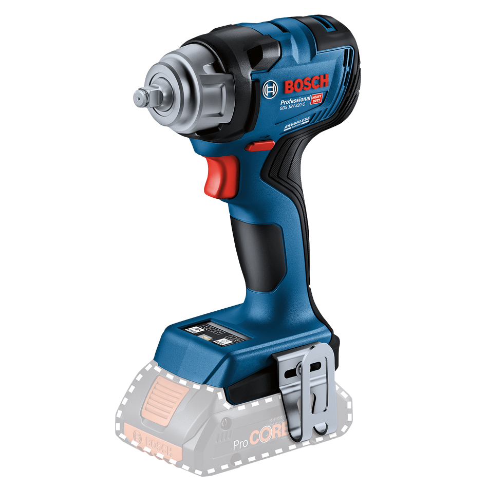 Bosch Professional GDS 18V-320 C Slagnøgle – Solo