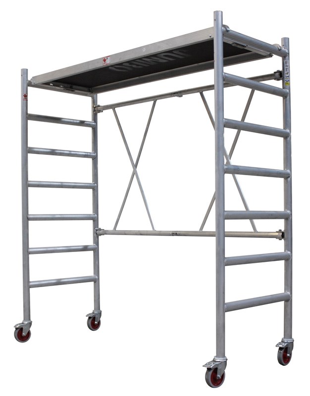 Jumbo Proff foldestillads på hjul - 305x74