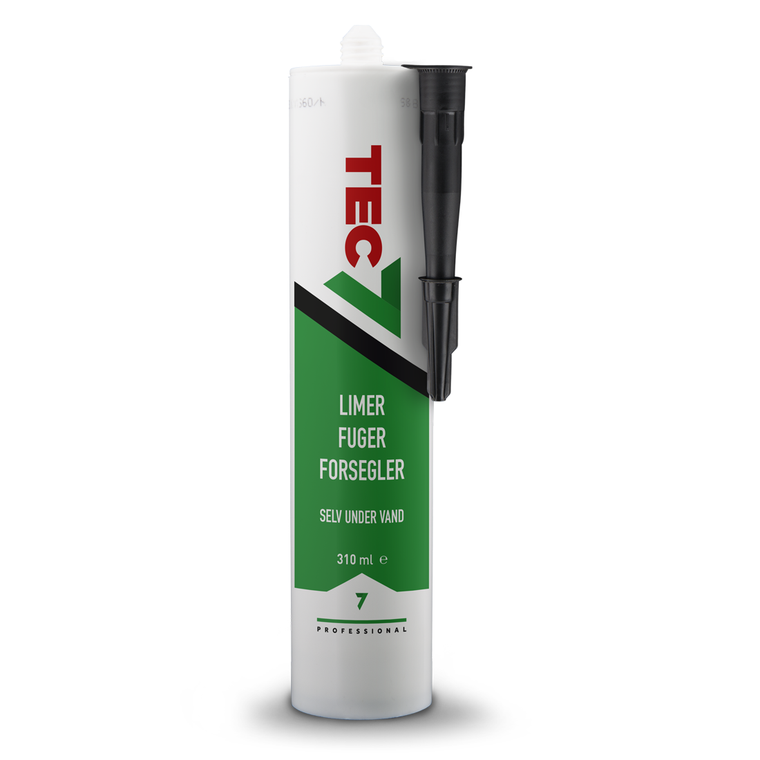 TEC7 Multifugemasse i sort 310 ml