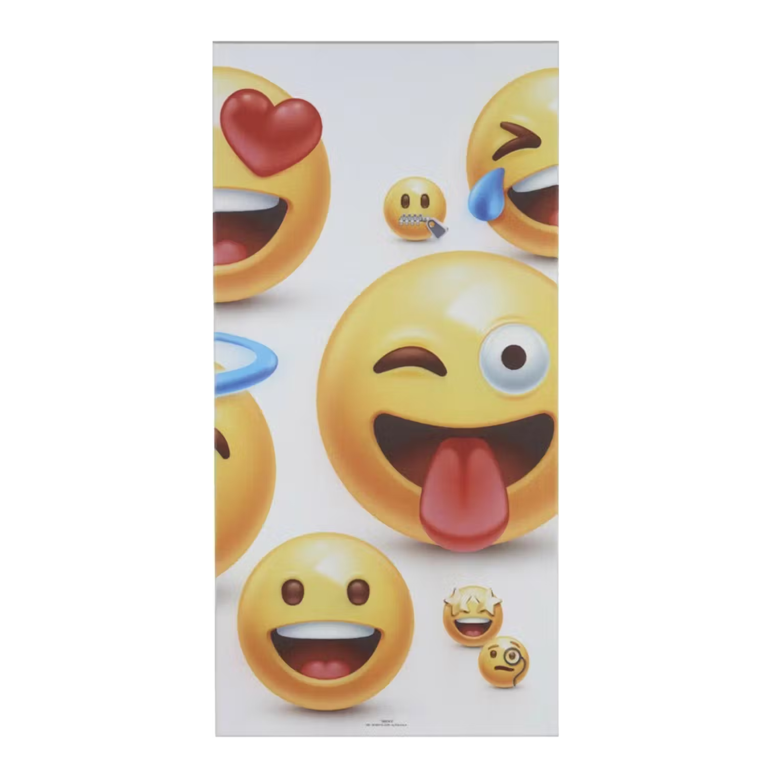 Art Acoustic Akustikbillede Emoji III i hvid 9x600x1200 mm