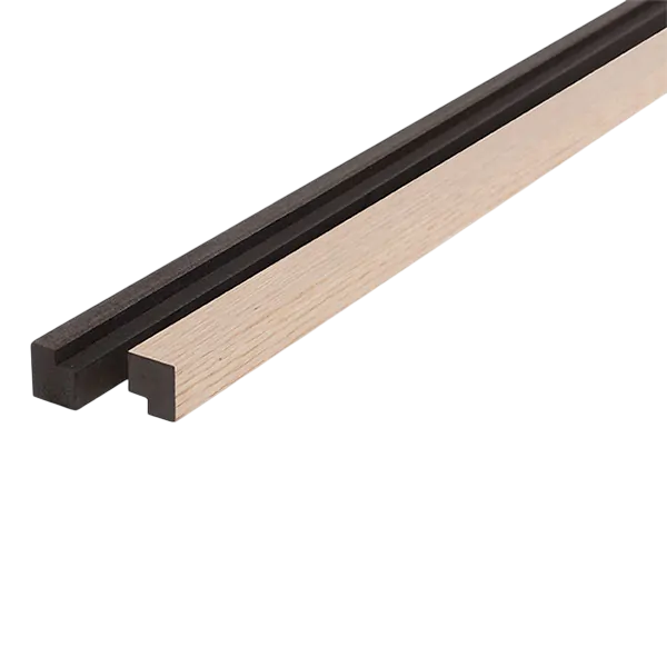 FibroTech Akustik Afslutningsliste i light oak 22×25×3000 mm – 2 stk.