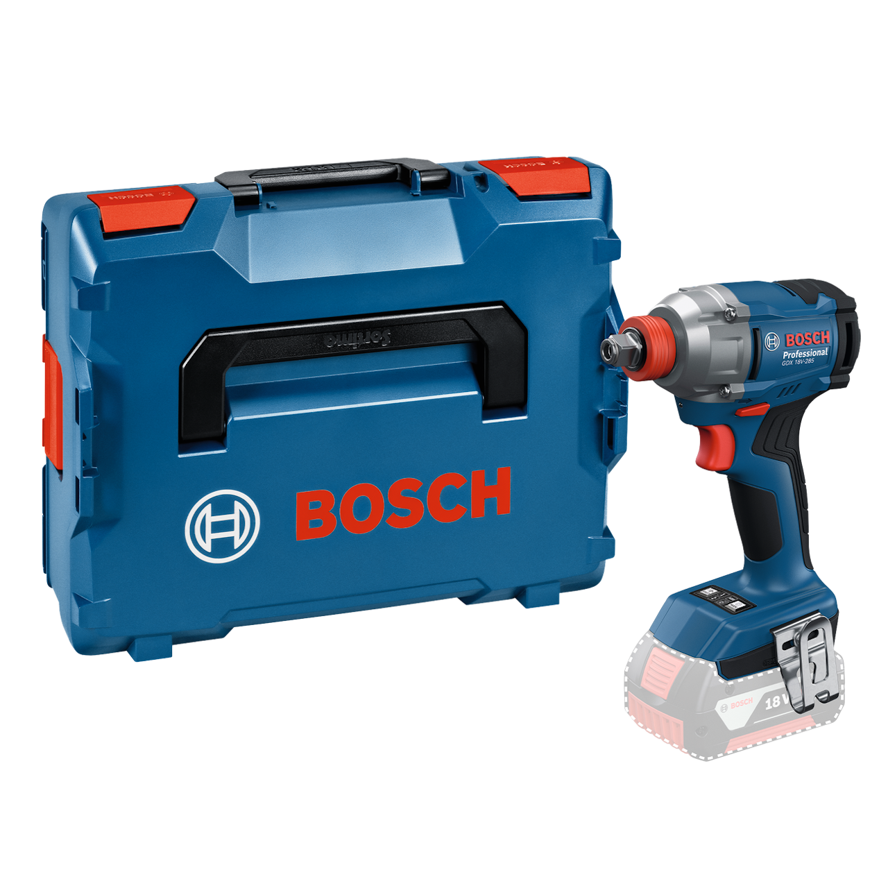 Bosch Professional PRO GDX 18V-285 Kombislagnøgle – Solo L-BOXX