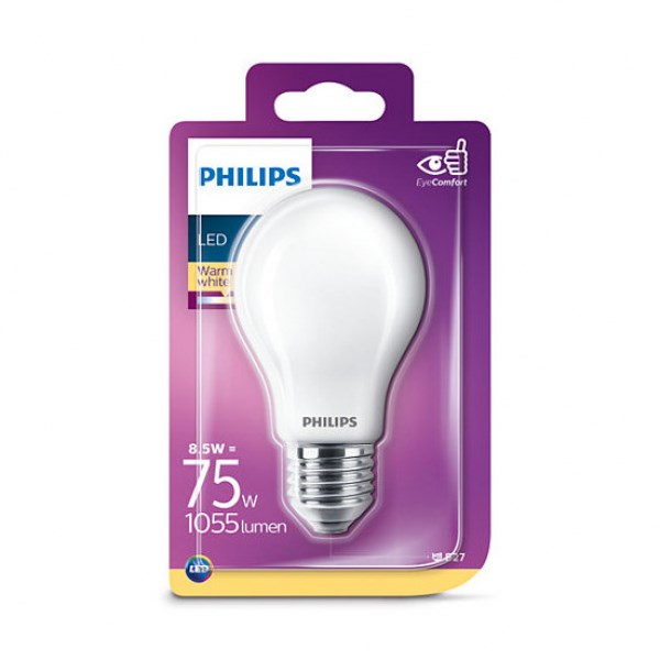 Philips LED standard 75W E27 mat
