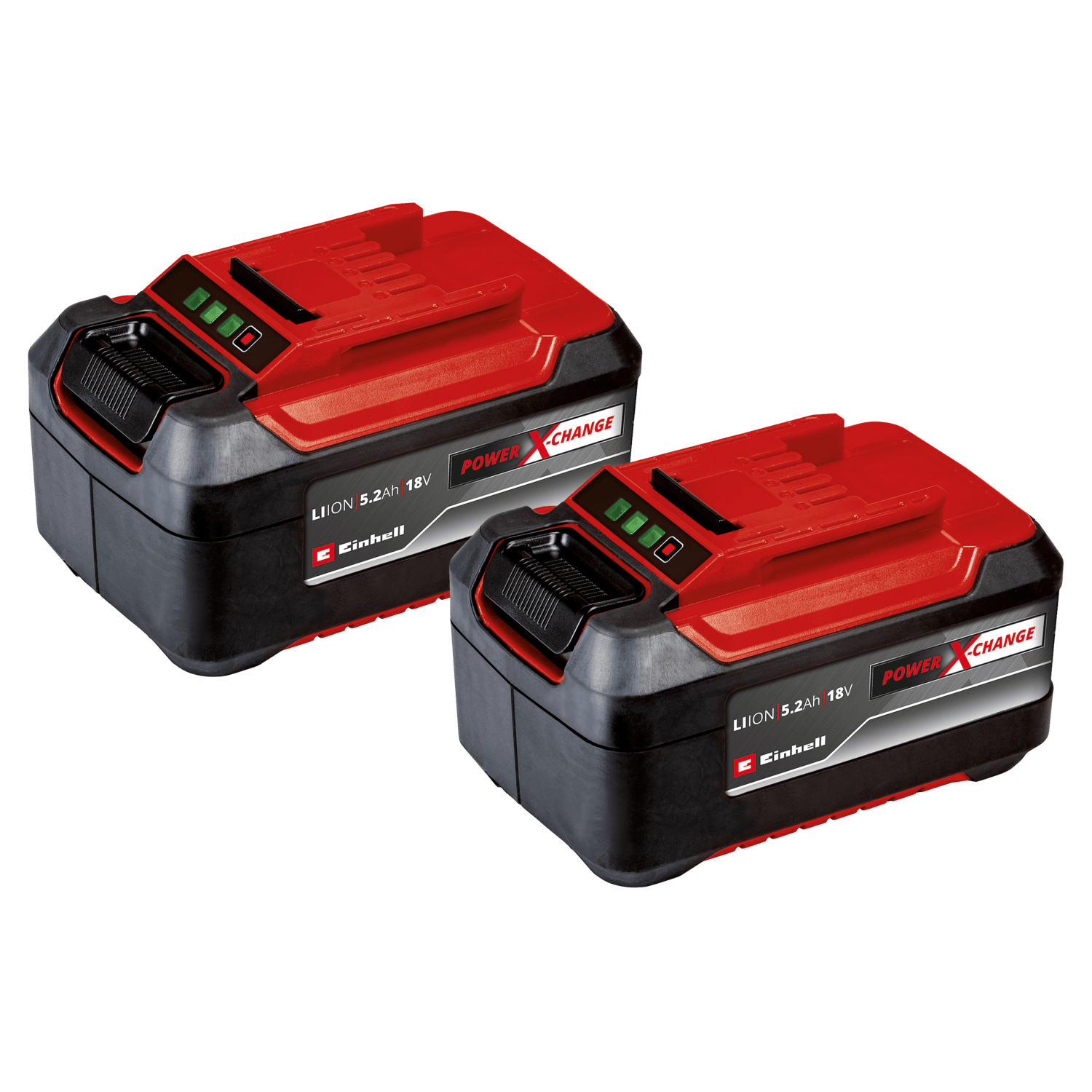 Einhell 4511526 18V 5,2 Ah Power X-Change Batteri – 2 stk.