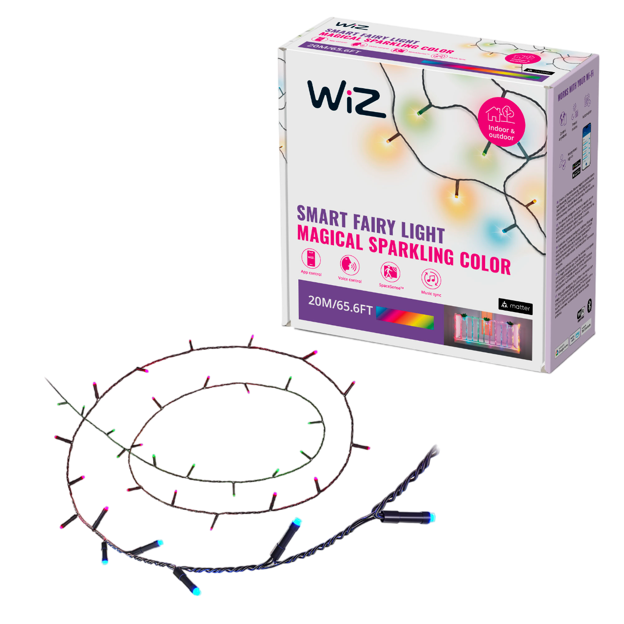 WiZ Fairy Light Lyskæde 20M