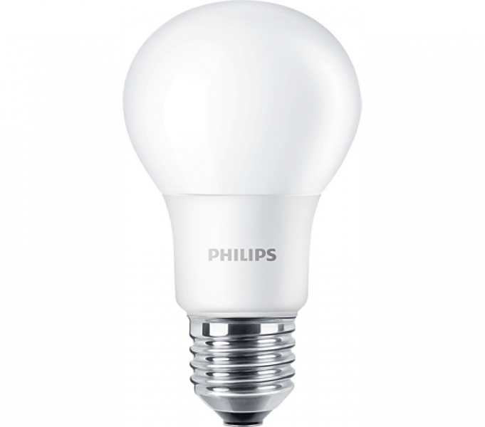 Philips plast LED 40W E27 standard mat 2-pak