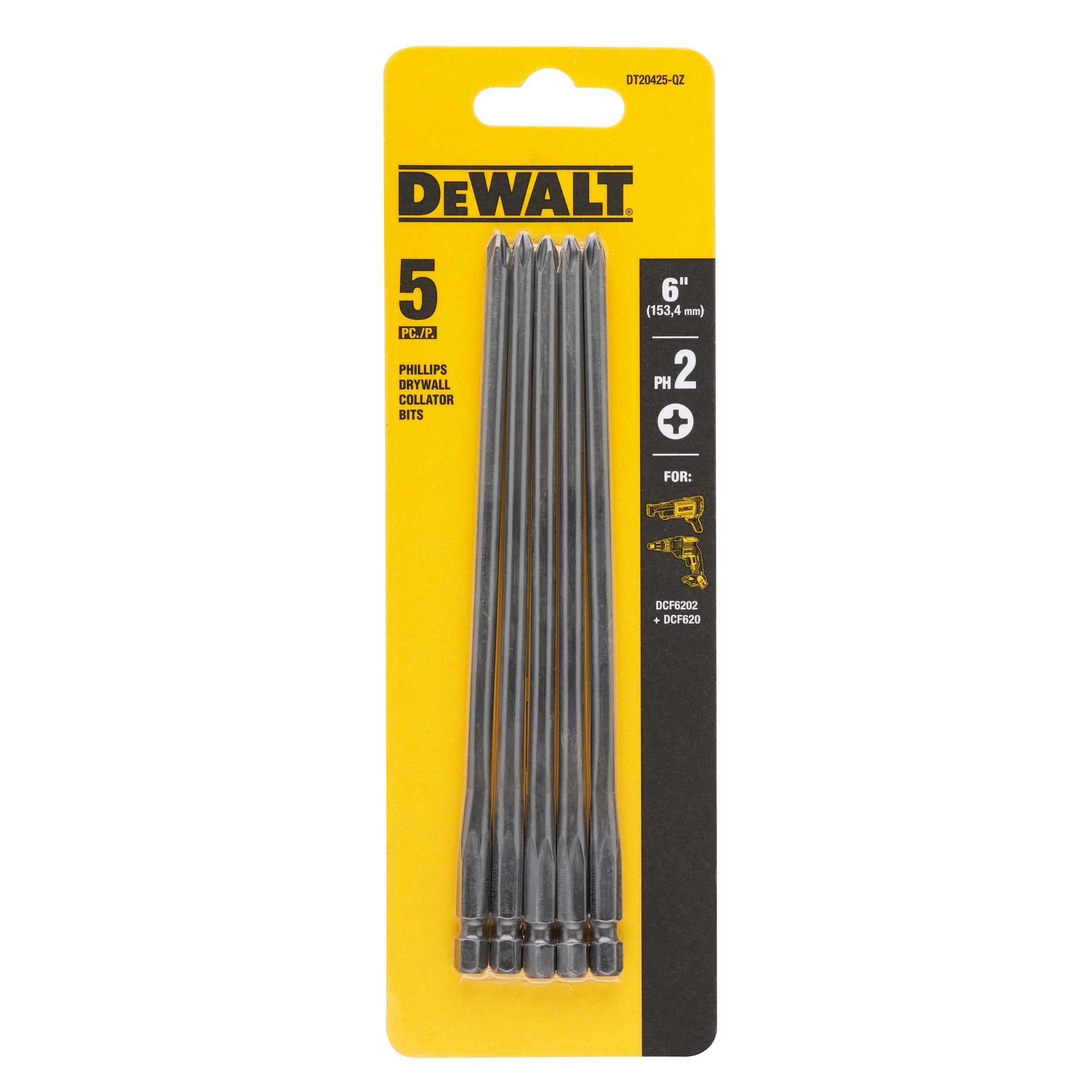 DeWALT DT20425-QZ Bits Ph2 156mm Gips - 5 stk.