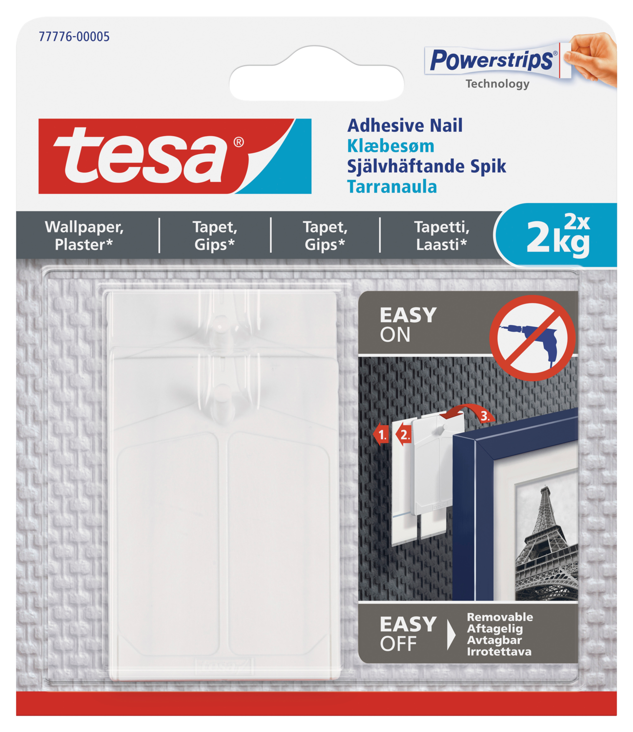 Tesa Klæbesøm X 2 Tsms Til Tapet 2Kg