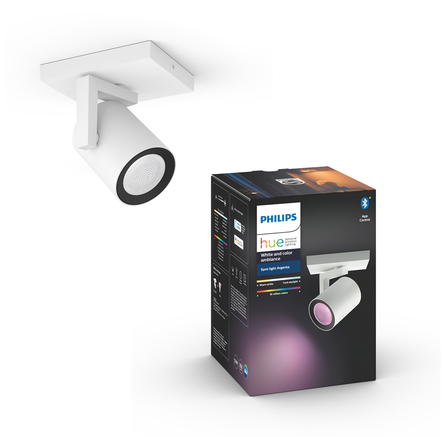 Philips Hue Argenta WCA BT Enkelt spot i hvid