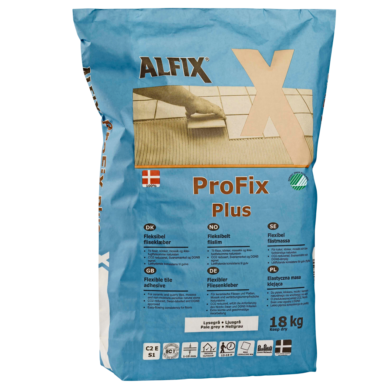 Alfix ProFix Plus Fliseklæber 18 kg