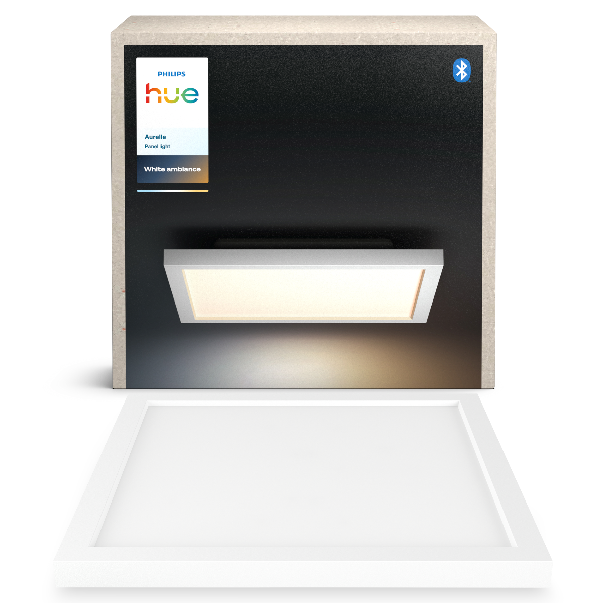 Philips Hue Aurelle WA LED panel, kvadratisk 30x30 cm i hvid