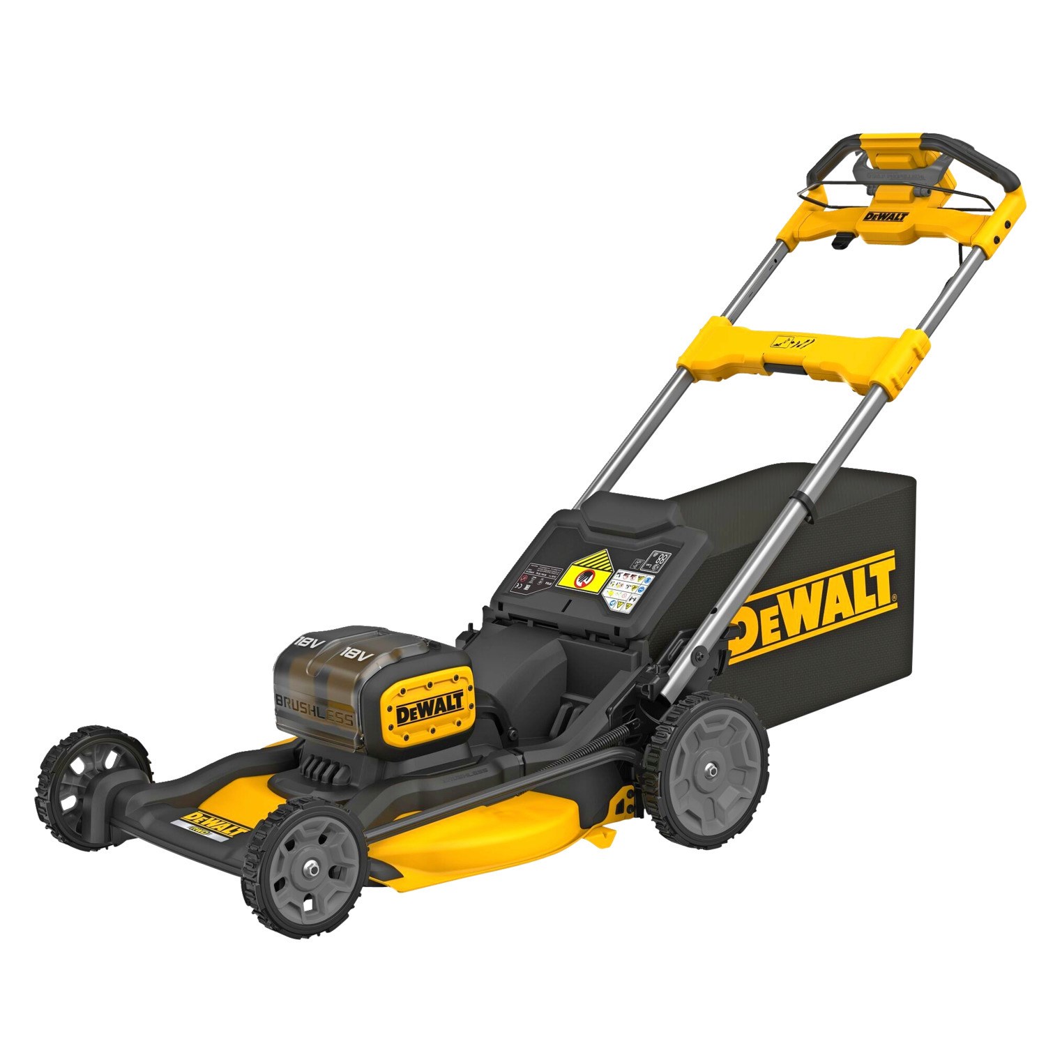 Dewalt DCMWSP156W2-QW 18V XR Plæneklipper med 2 stk. 8,0Ah batteri og lader
