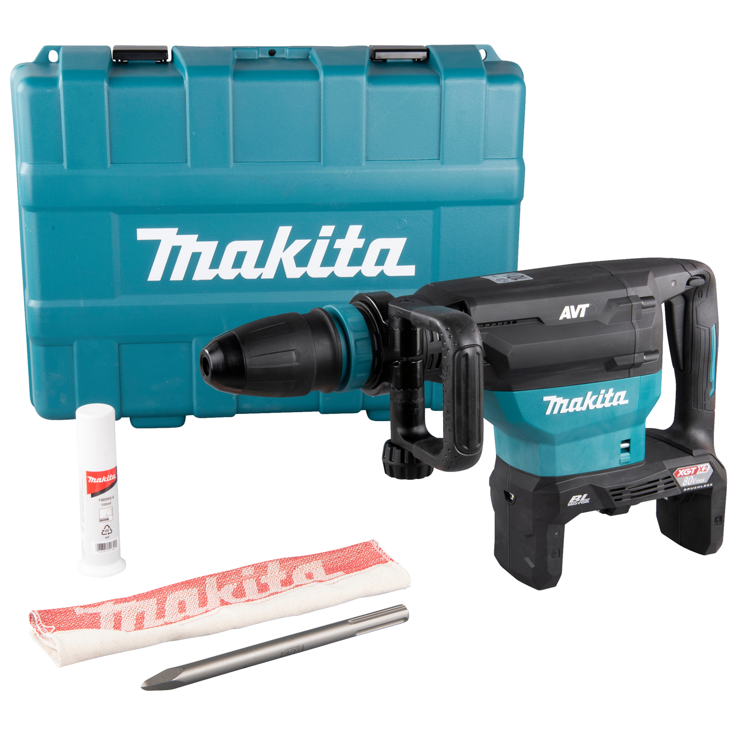 Makita HM002GZ03 40V XGT Mejselhammer – Solo Kuffert