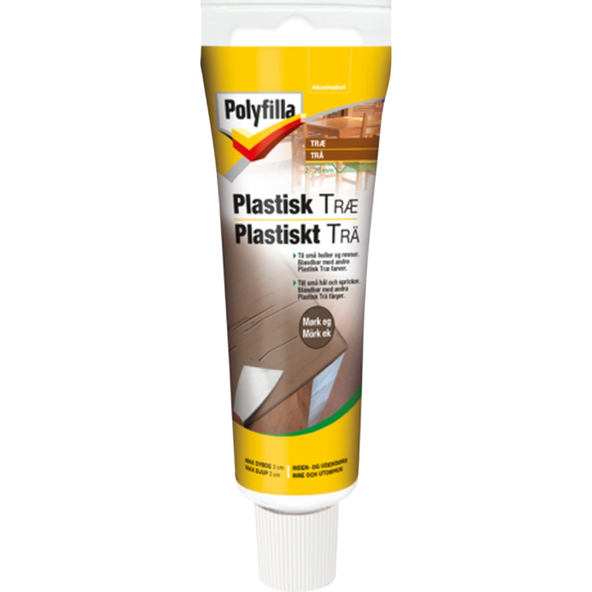 Polyfilla Plastisk træ i mørk eg 75 g