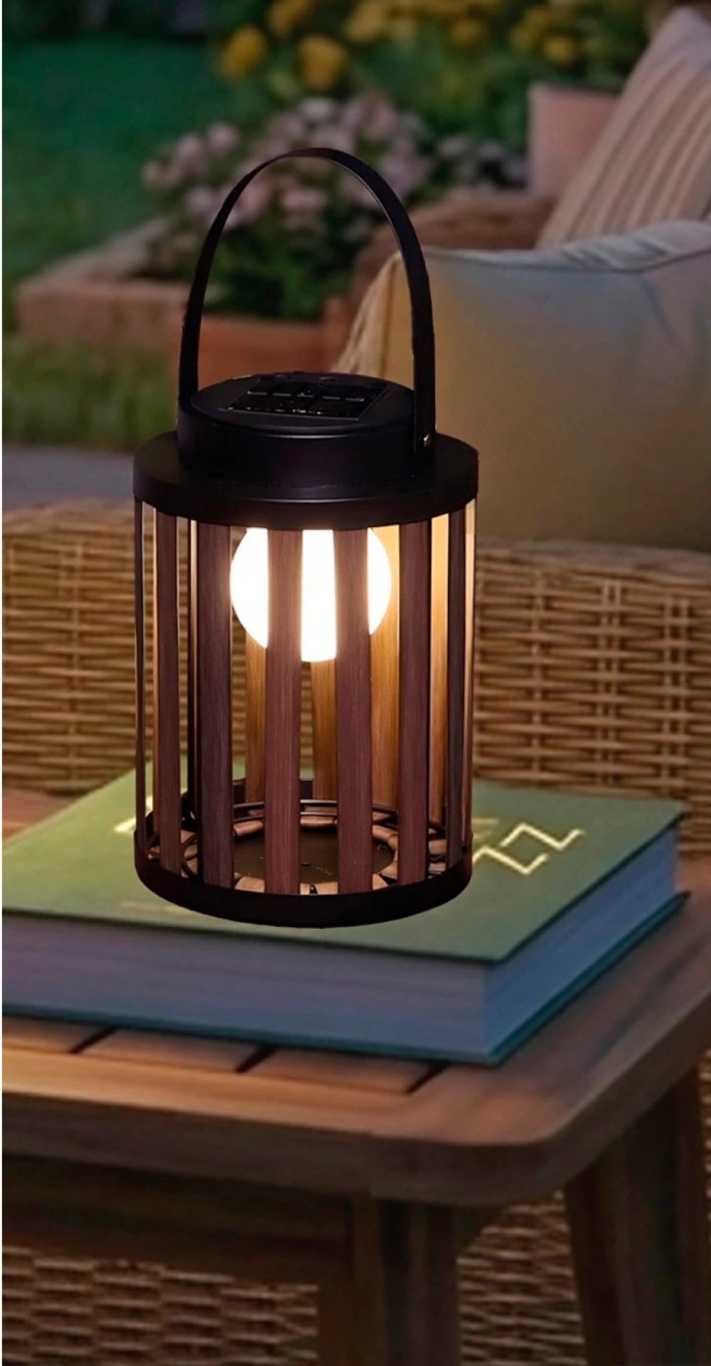 Veli Line VL 31108 Solcelle Bordlampe med LED-flamme