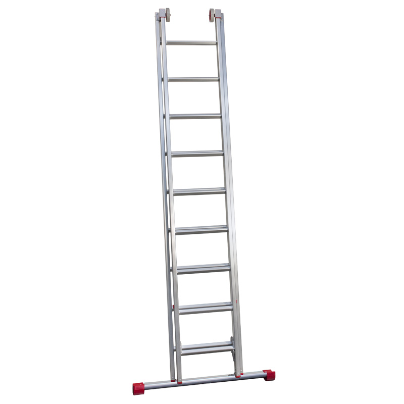 Jumbo Super Proff Skydestige med fod 2x9 - 4,6m