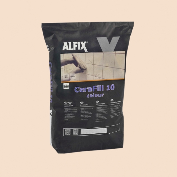 Alfix CeraFill 10 colour Flisefuge – Lys beige 5 kg