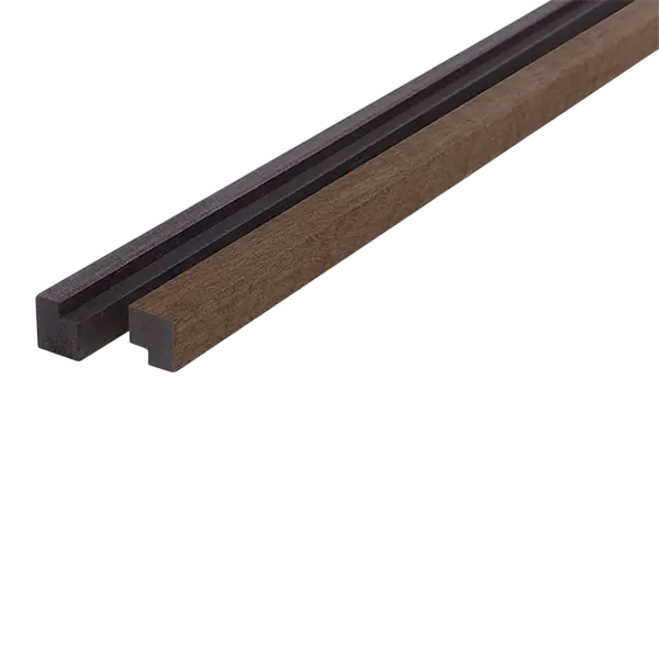 FibroTech Akustik Afslutningsliste i smoked oak 22x25x3000 mm - 2 stk.